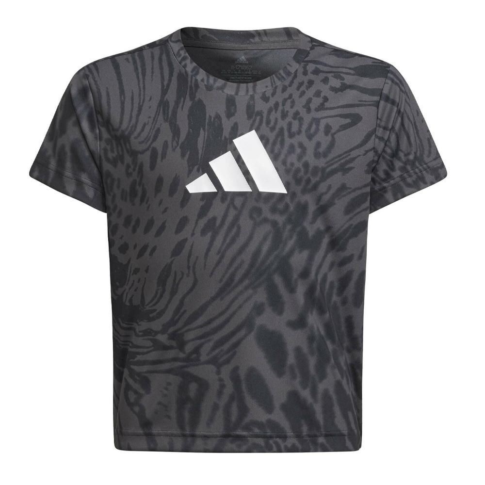Adidas T-shirt Gris Fille Adidas HL2440