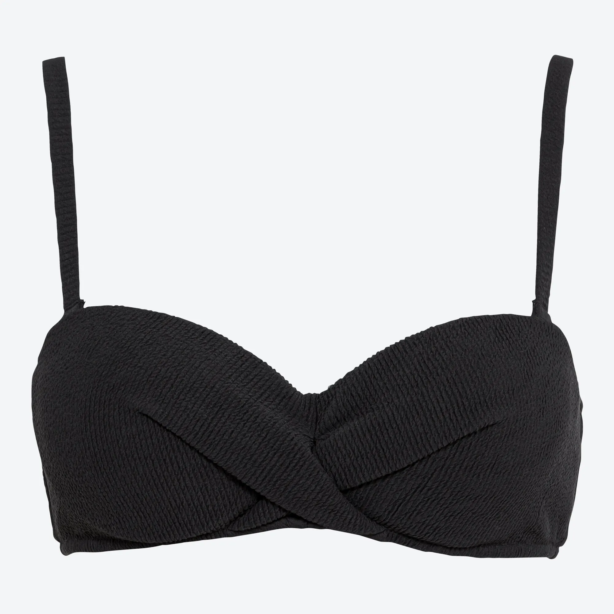Damen-Bikini-Oberteil mit Ripp-Struktur
