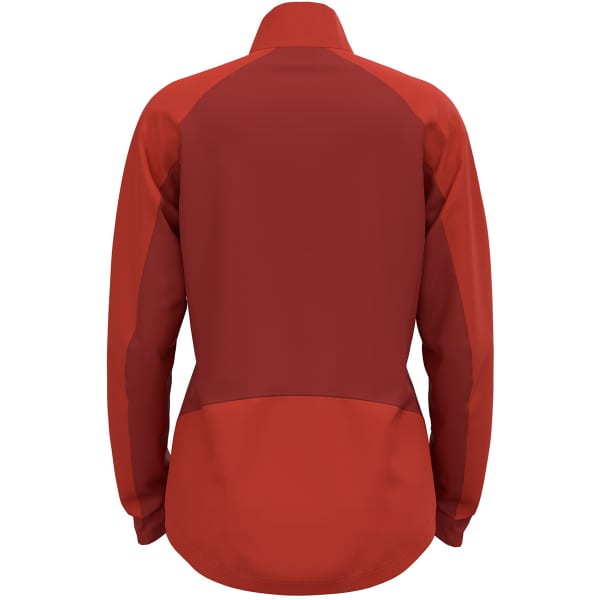 Veste ski de fond ODLO BRENSHOLMEN JACKET W CINNABAR/SPICED APPLE