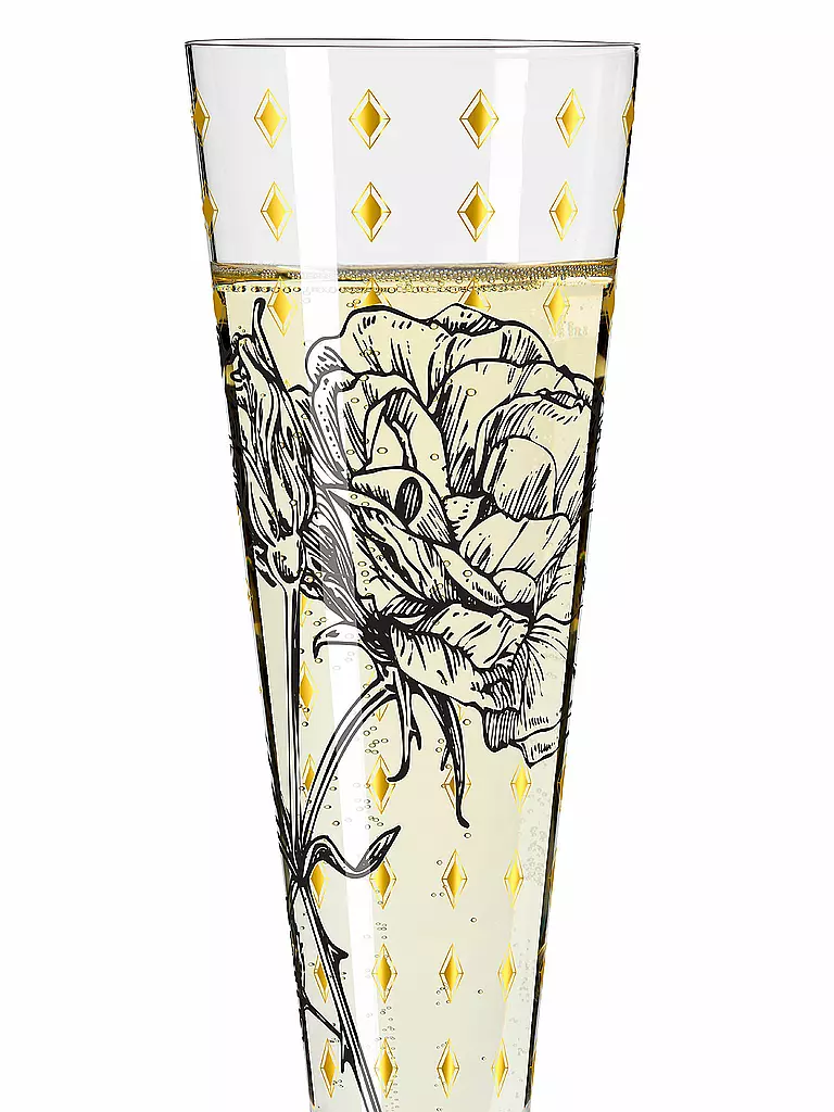 RITZENHOFF Champagnerglas Goldnacht Champus #30 Lisa Hofgärtner 2023 gold