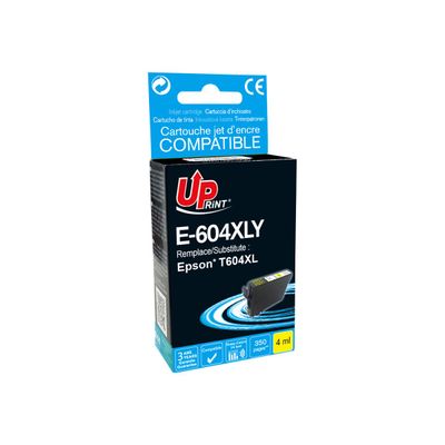 Cartouche compatible Epson 604XL Ananas - jaune - Uprint