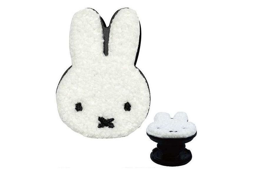 Gourmandise - Nijntje Die Cut Chenille POCOPOCO Telefoonstandaard (Wit)