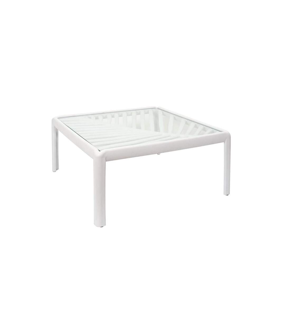 Paris Prix - Table Basse D'extérieur Design ibiza 70cm Blanc
