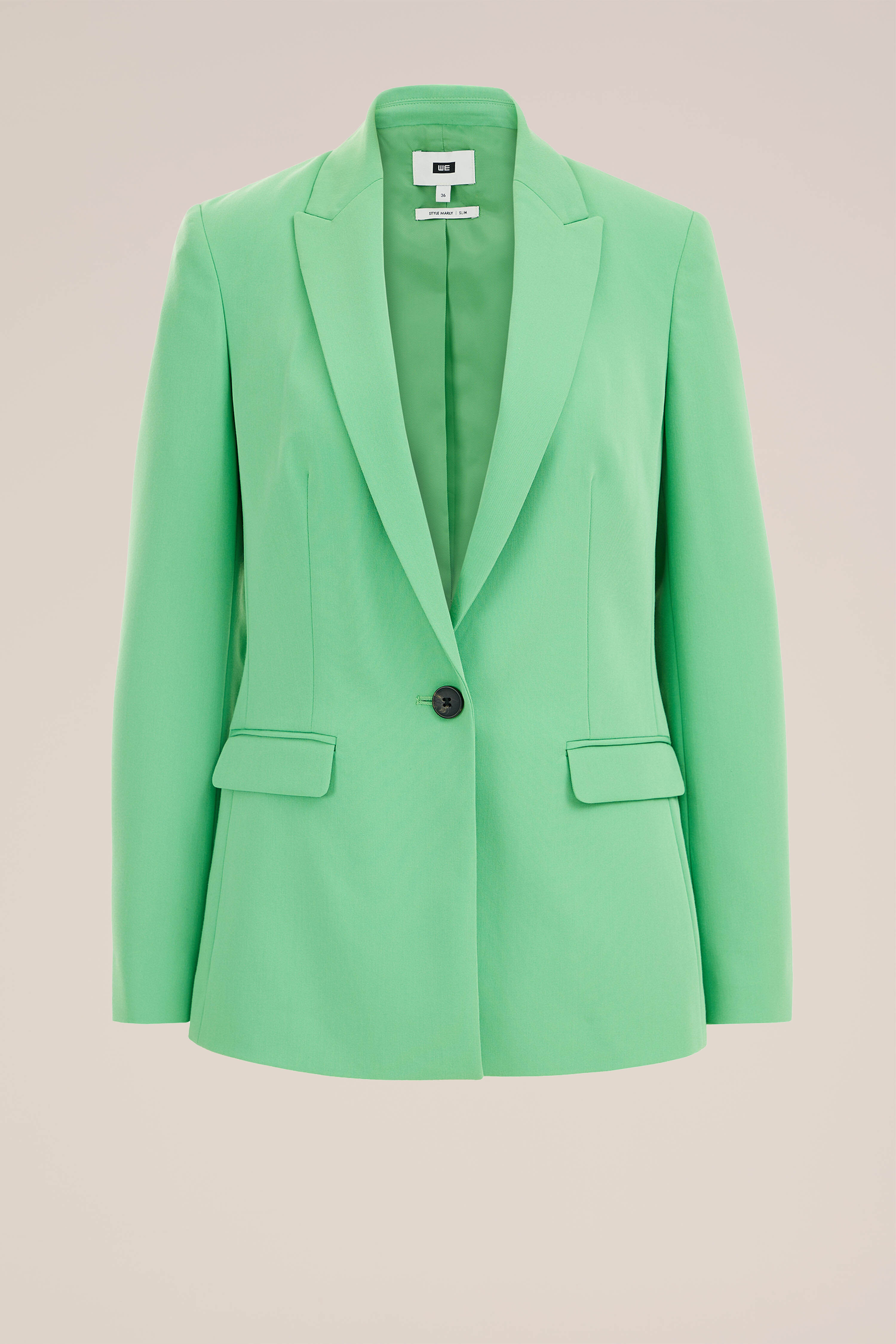 getailleerde blazer WE Fashion Felgroen