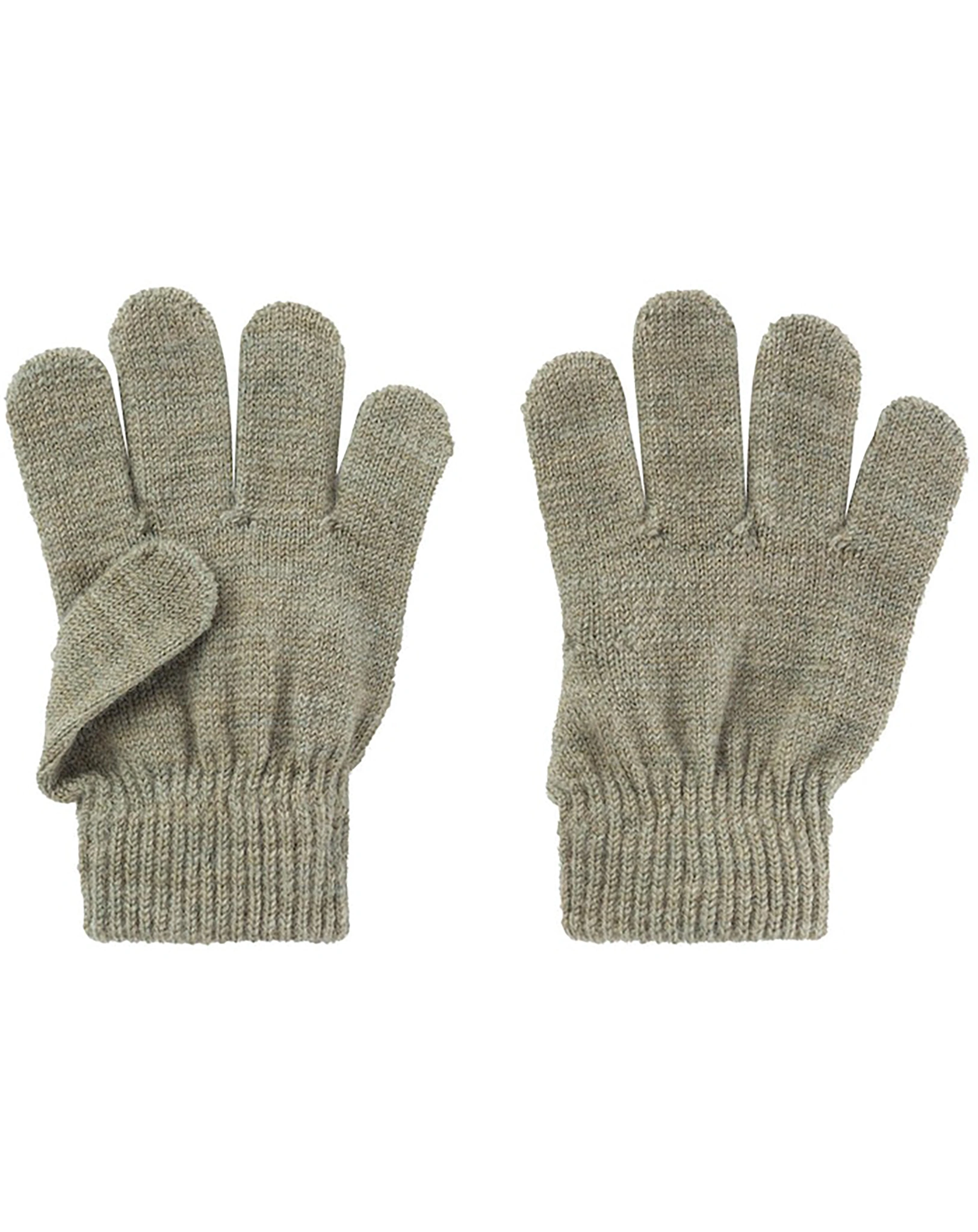 Fingerhandschuhe NMMWHOLLA WOOL in vetiver