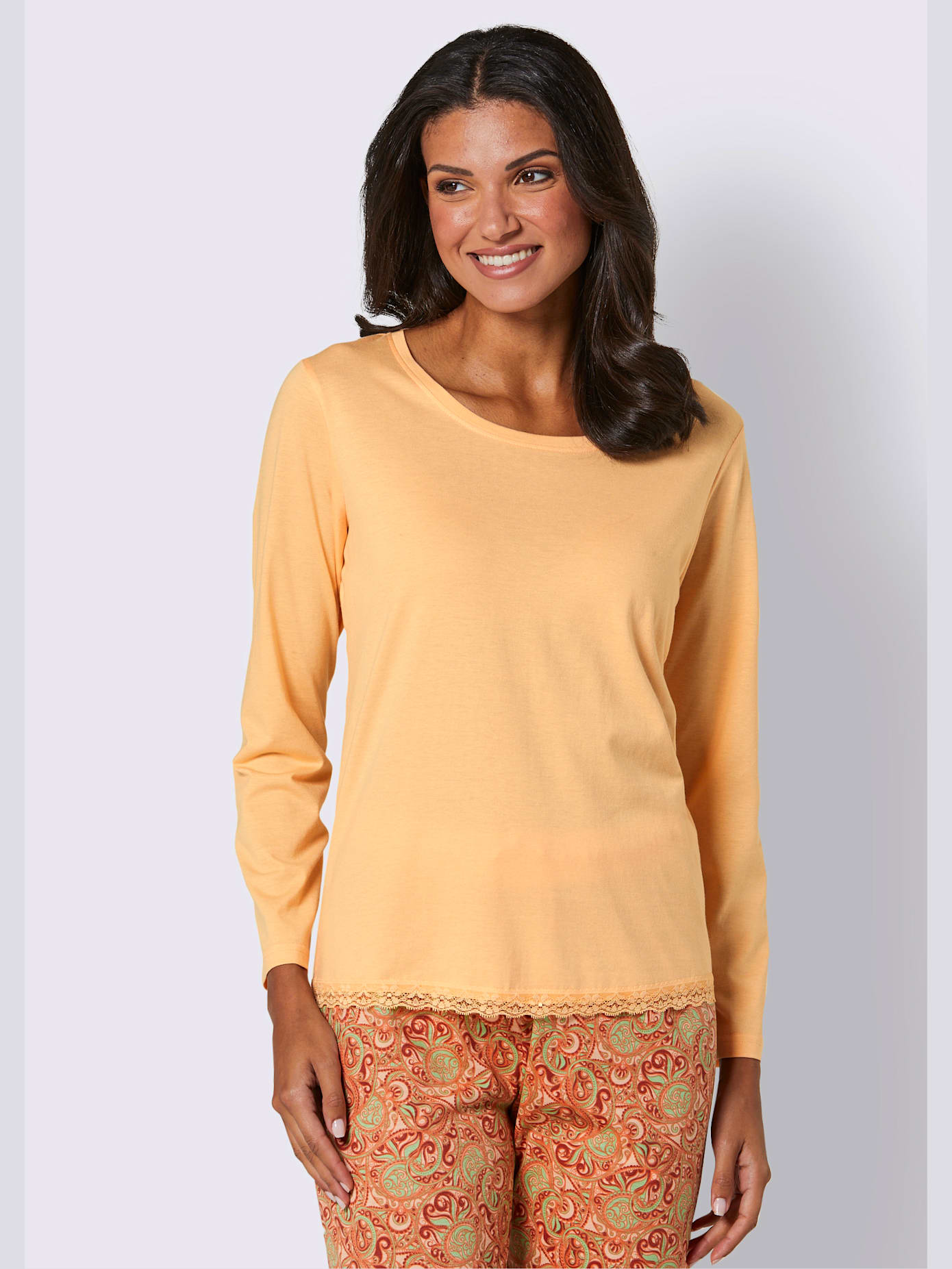 Pyjama-t-shirt jersey fin