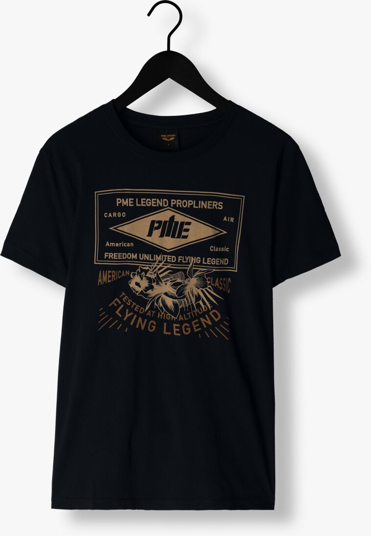 PME LEGEND blauwe pme legend t-shirt short sleeve r-neck single jersey lw play
