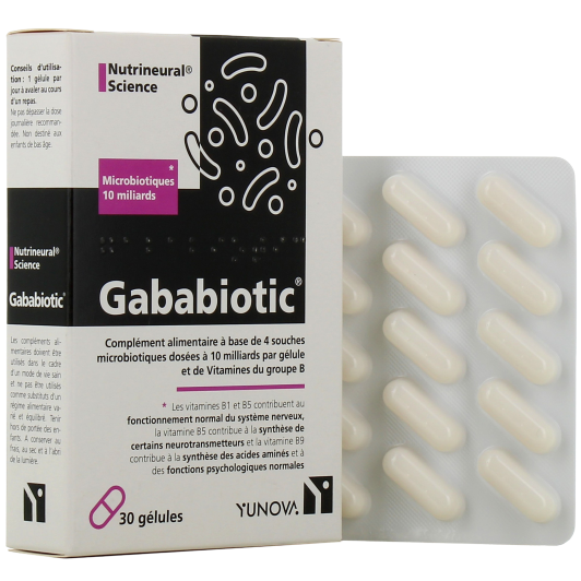 Yunova Gababiotic : probiotiques et vitamines B