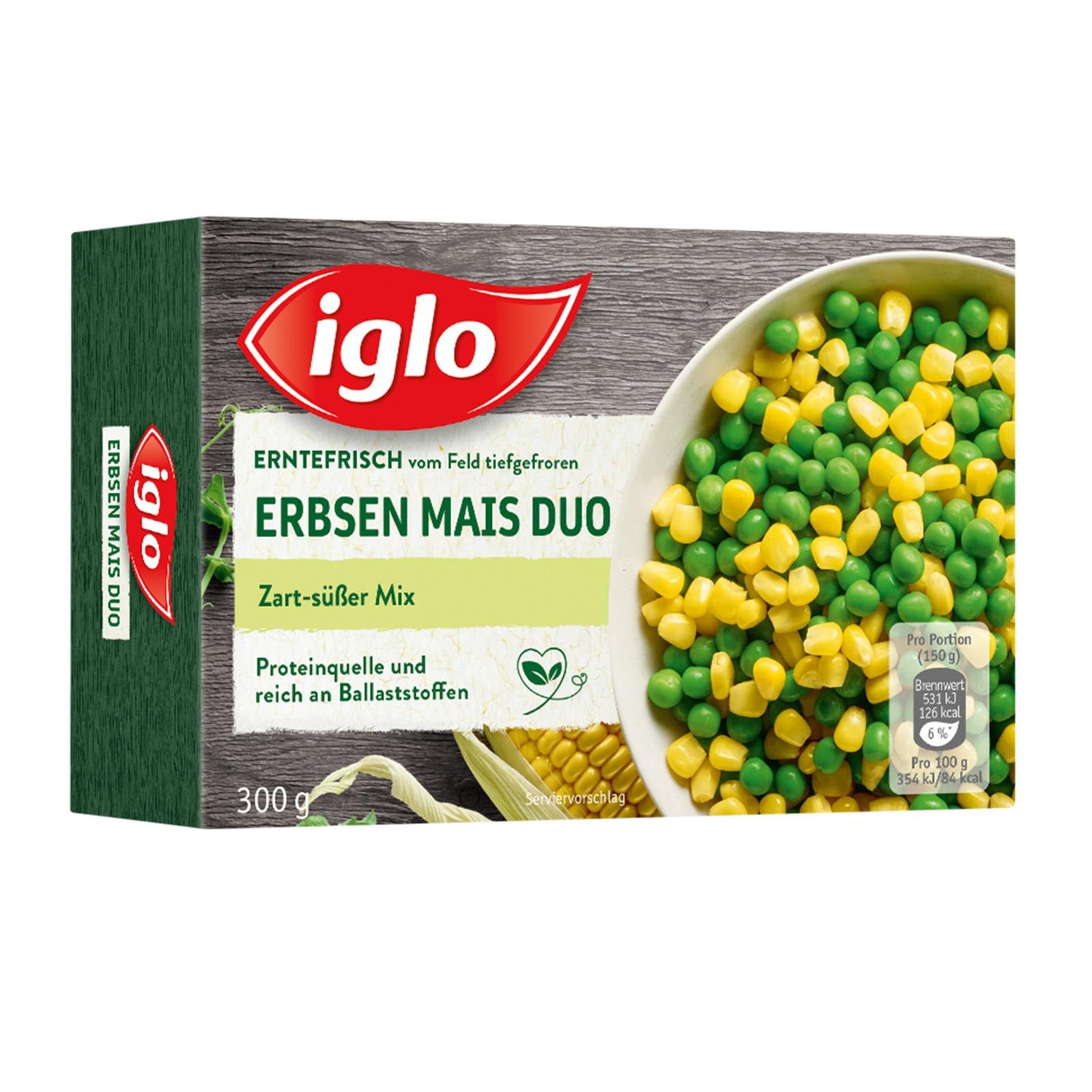 Iglo Erbsen Mais Duo