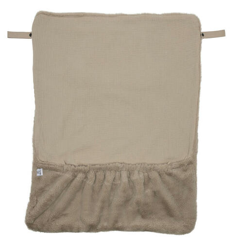 Couverture nomade fausse fourrure angora - Beige - BB&CO