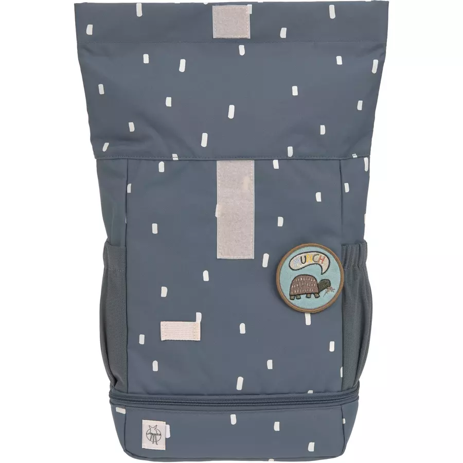 LÄSSIG Mini Rolltop Backpack Happy Prints midnight blue