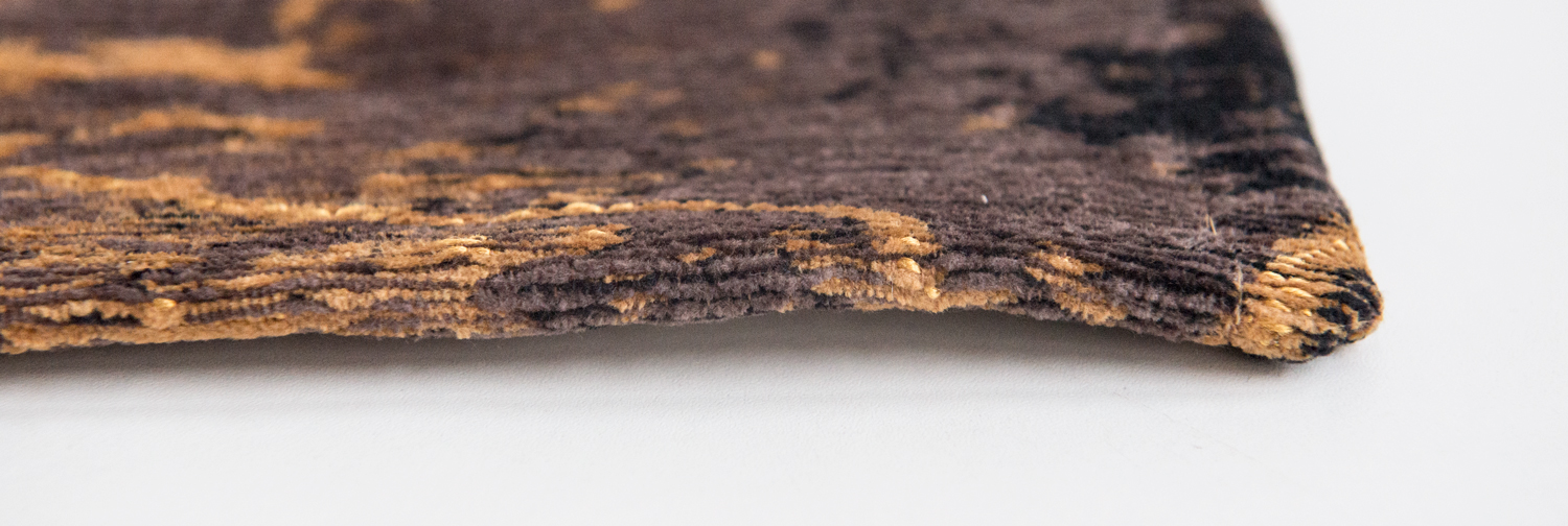 Ecorugs vloerkleed Cracks goud ∅ 140 cm