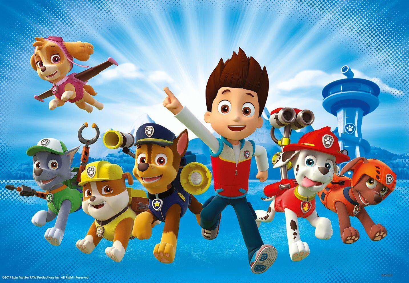 Puzzle RYDER UND DIE PAW PATROL 2x12-teilig