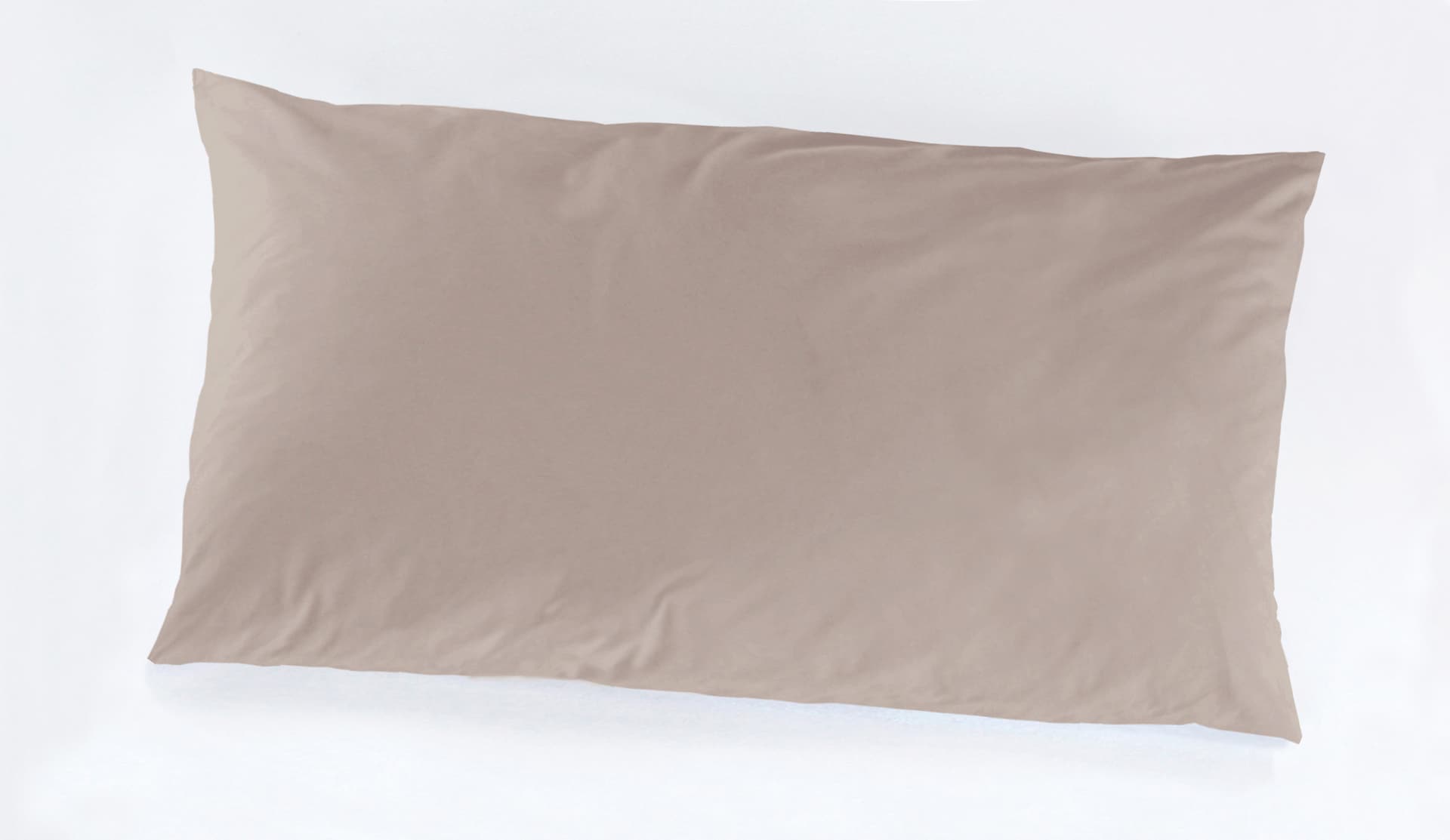HAHN Satin-Kissenhülle LUXUS 40 x 80 cm taupe