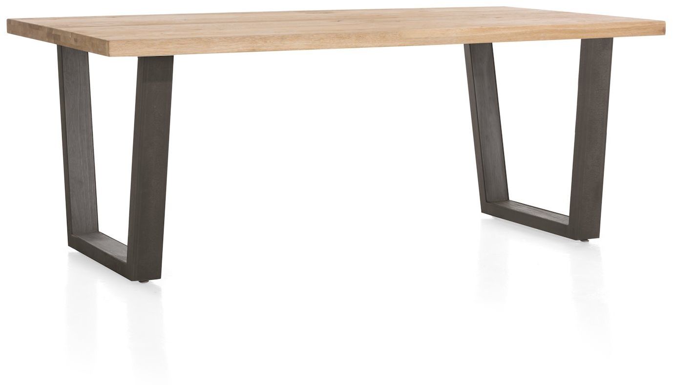 Henders en Hazel   Metalox V-Poot Metaal Eettafel