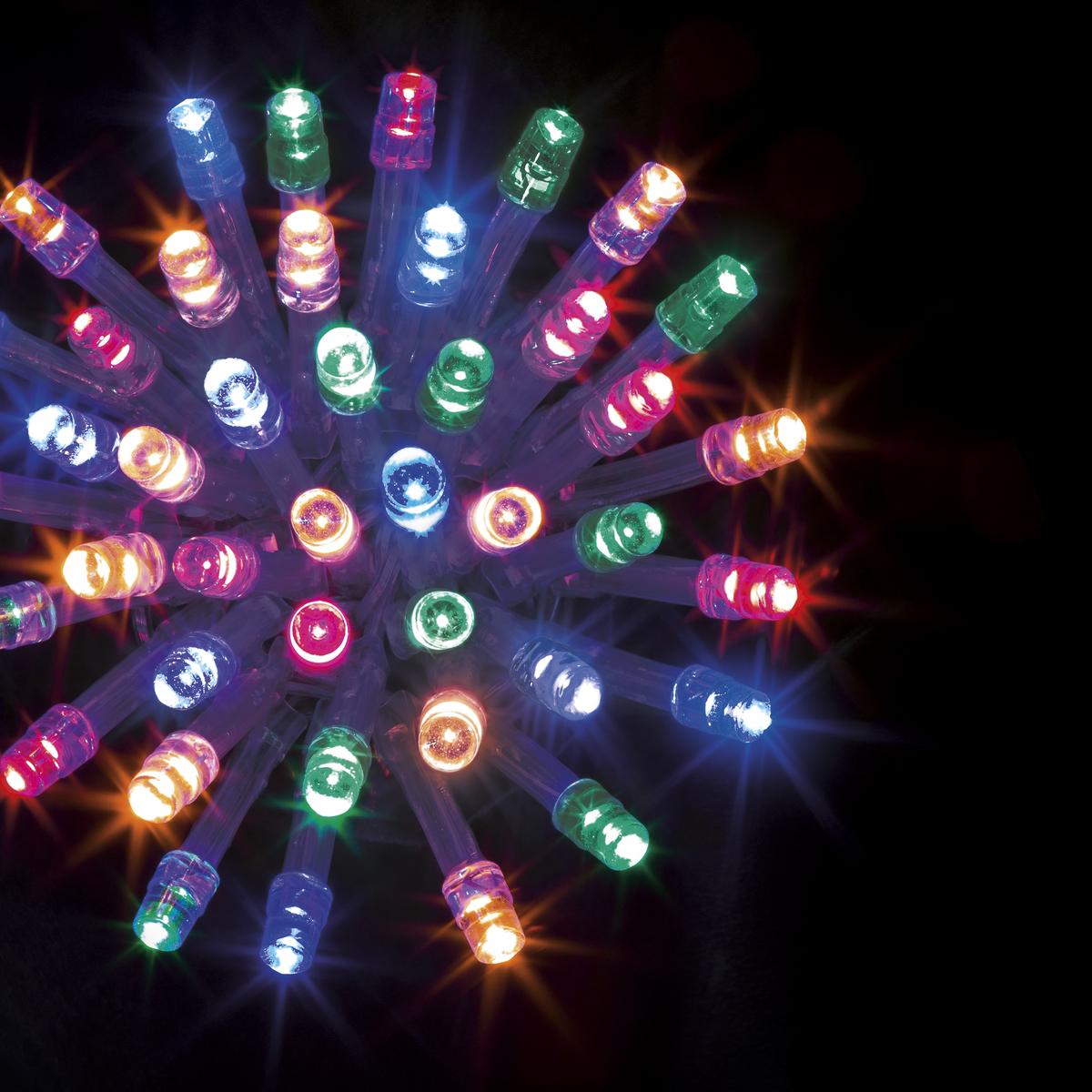 GUIRLANDE EXTERIEUR 30M 300LED MULTICOLORE