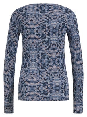 Base Layer Femme Odlo Active Warm Print Gris