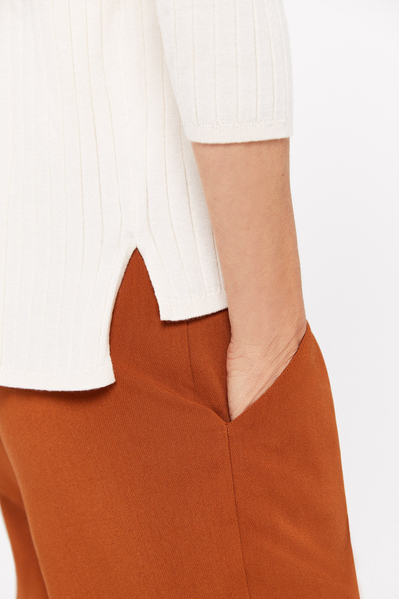 Camisa de viscose Ecovero - Marfim