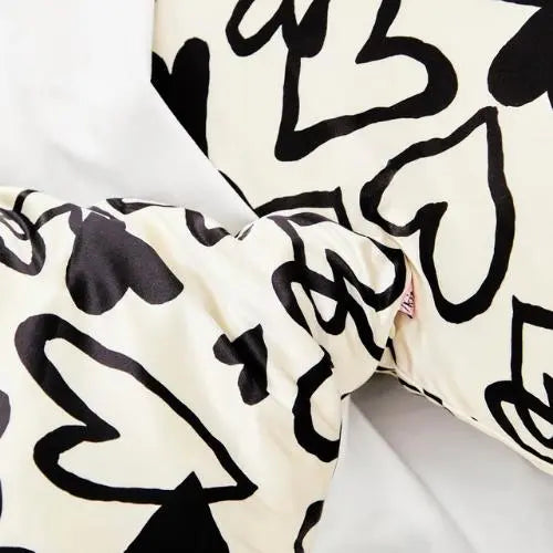 Satin Pillowcase Hearts