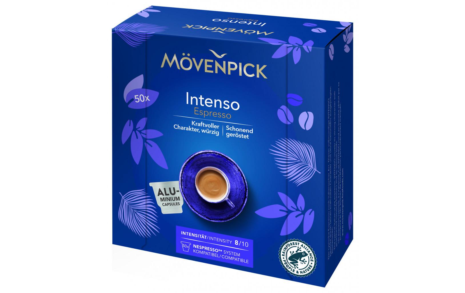 Kaffeekapseln Espresso Intenso 50 StückKaffeekapseln für Nespresso Maschinen