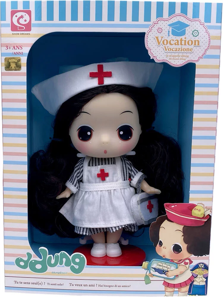 DDUNG - POUPEE INFIRMIERE 18 CM