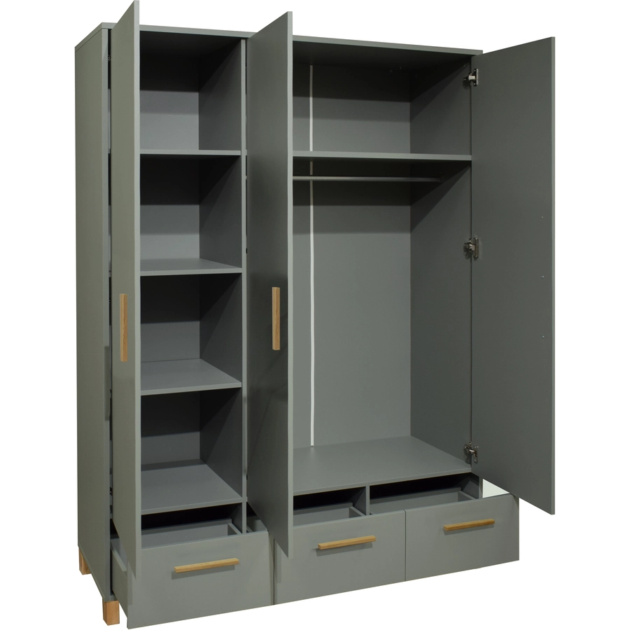 Mäusbacher Kinderzimmer Oli pine green 5 tlg. + Umbauseiten