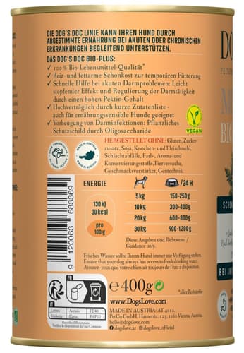 DOG'S LOVE DOC Morosche BIO-Karottensuppe