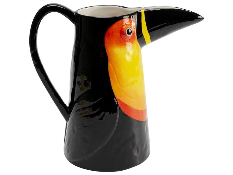 Kare Krug Toucan 25 cm, 1 l, Mehrfarbig Exotische Karaffe