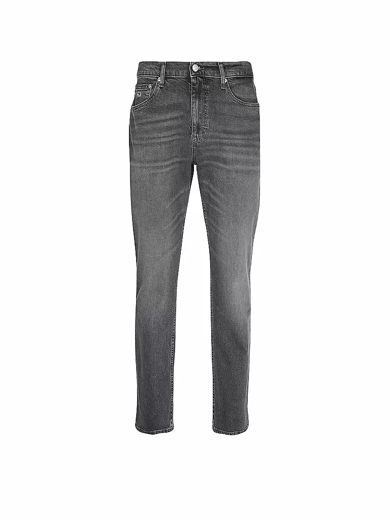 TOMMY JEANS Jeans Regular Straight  schwarz