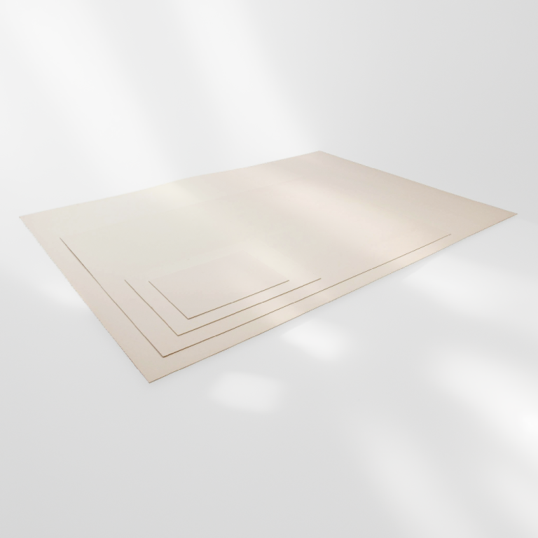 Finnische Holzpappe beige