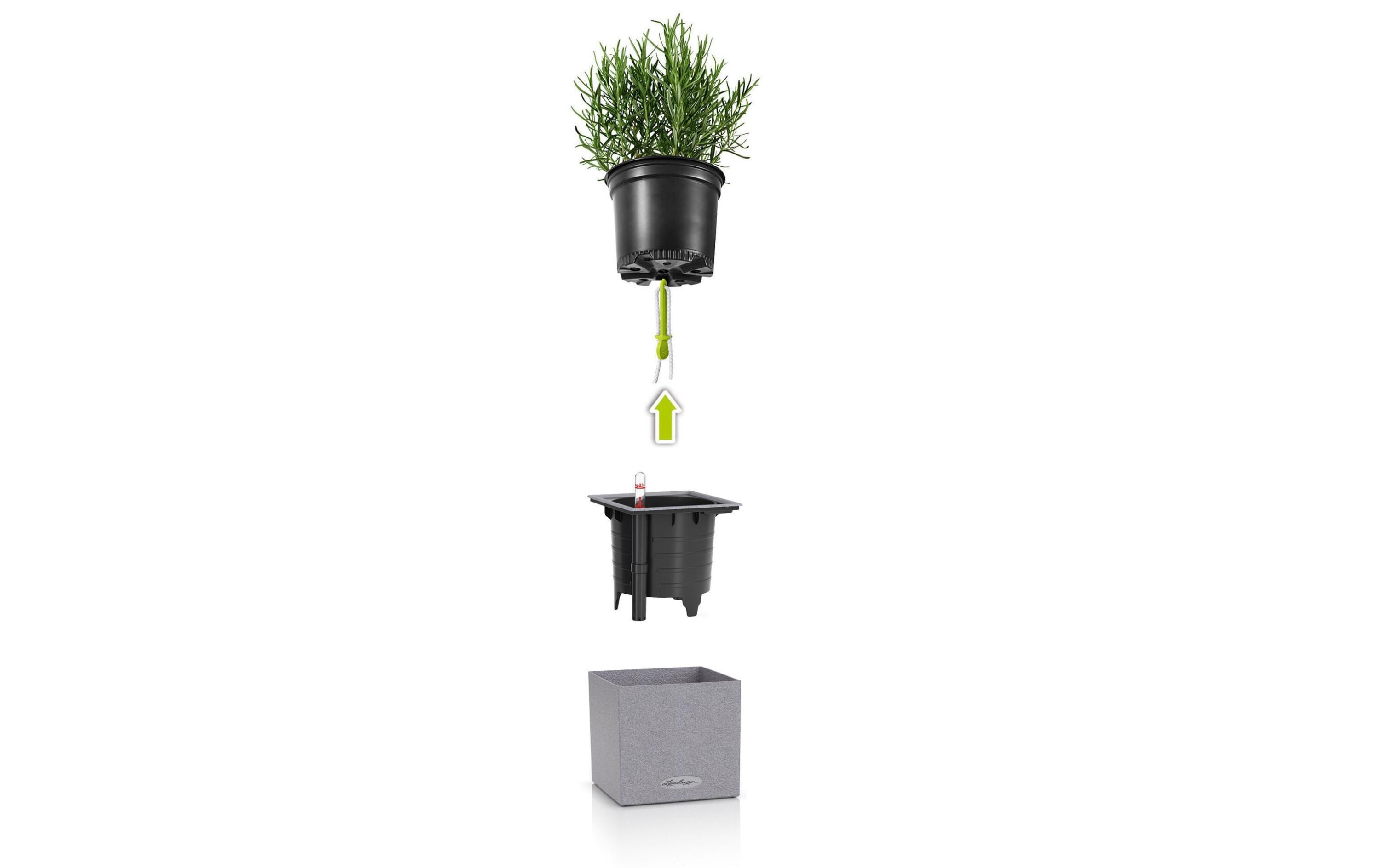 Blumentopf CANTO Stone 14 HellgrauTopf