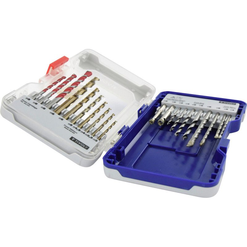 Forets mixtes multi-matériaux Tivoly Technic - Coffret de 20 pièces