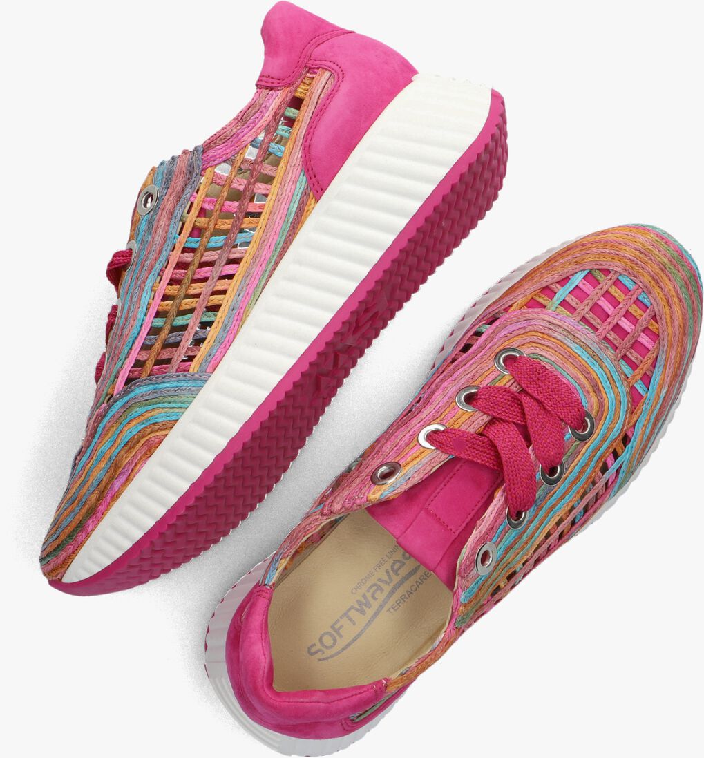 SOFTWAVES roze softwaves lage sneakers ariana