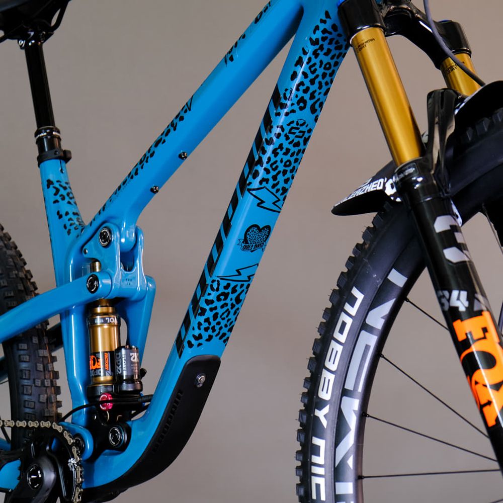 Unleazhed Unscratch Frame Rahmenschutzfolie - Bine Herzog Black Glossy kaufen | Bike-Discount