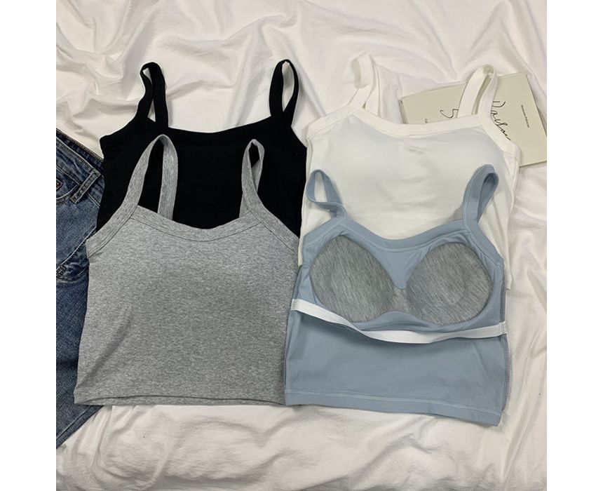 Sistyr - Mouwloze effen bralette