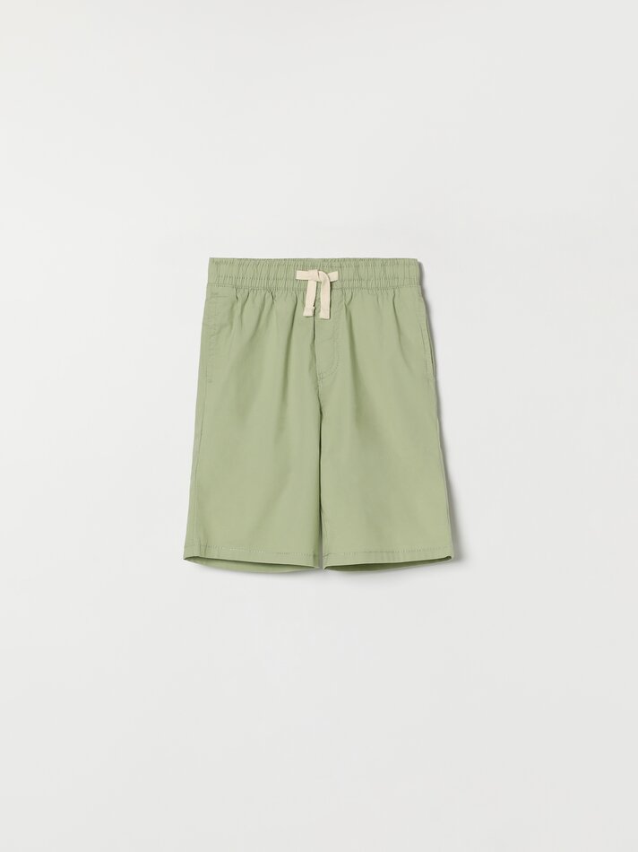 Calções de praia elásticos - Verde claro