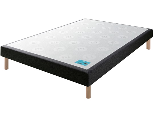 MERINOS - Sommier 140 x 190 Du Matin velours nuit 1419