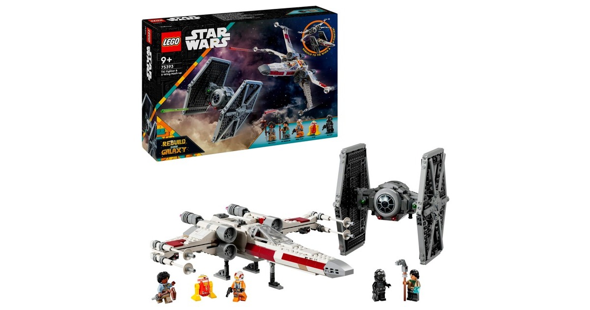 LEGOStar Wars - TIE Fighter en X-wing combi Constructiespeelgoed  (75393)