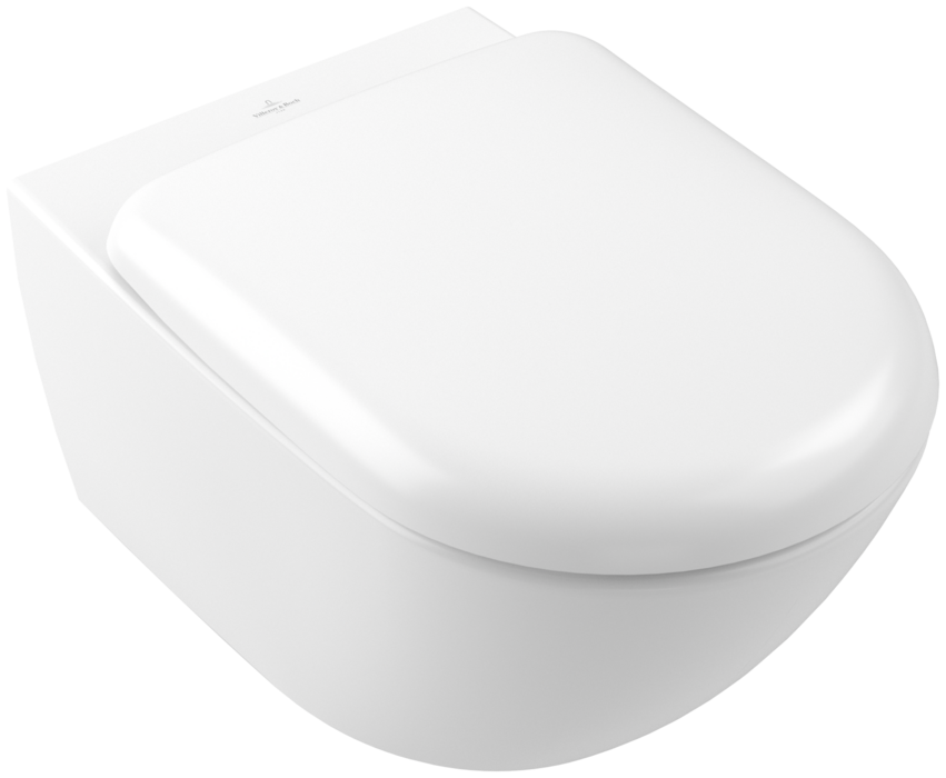 Villeroy & Boch Antao randloos toilet CeramicPlus met TwistFlush wit mat
