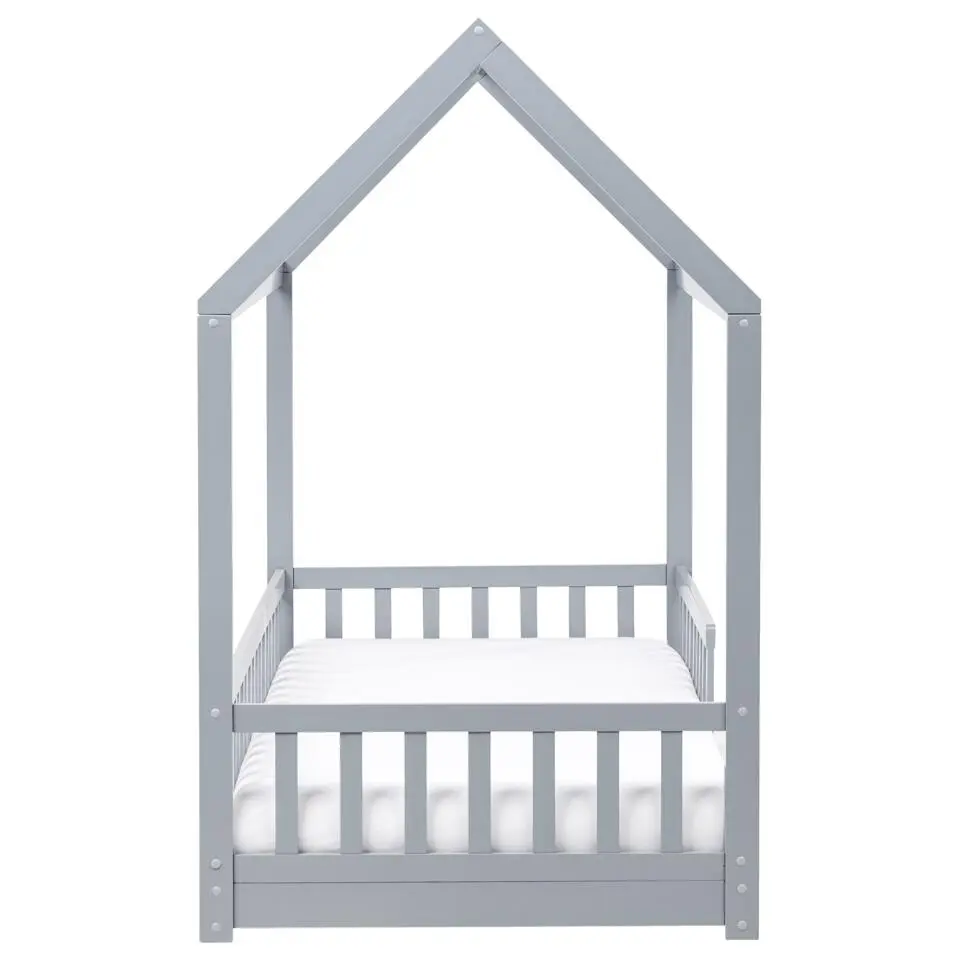 COSSAYE - Kinderbed - Grijs - 90 x 200 cm - Grenenhout