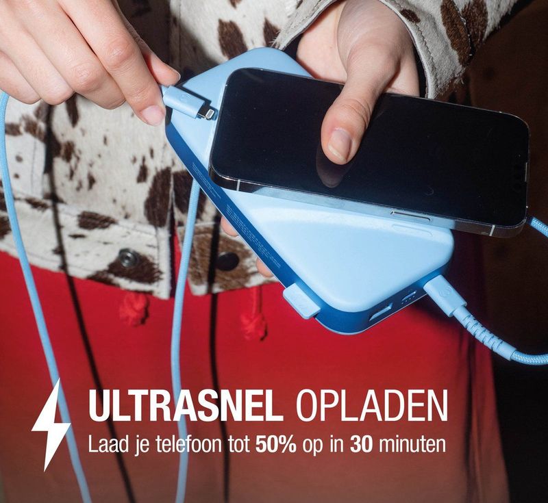 Fresh 'n Rebel - Powerbank 24000 mAh - Silky Sand - Snelladen