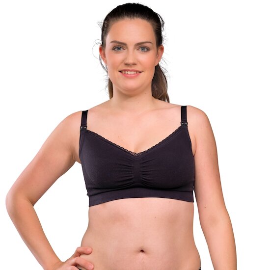 Soutien-gorge d'allaitement rembourré carri-gel®   Noir        L   de               Carriwell