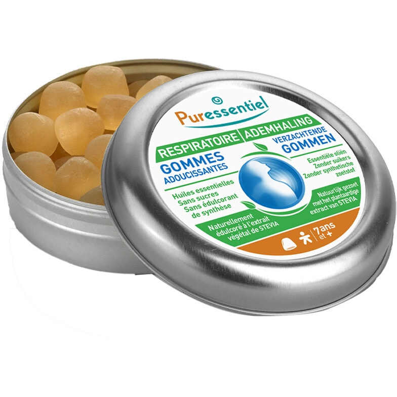 Gommes respiratoires - Voies respiratoires - Menthe & eucalyptus - 45 g