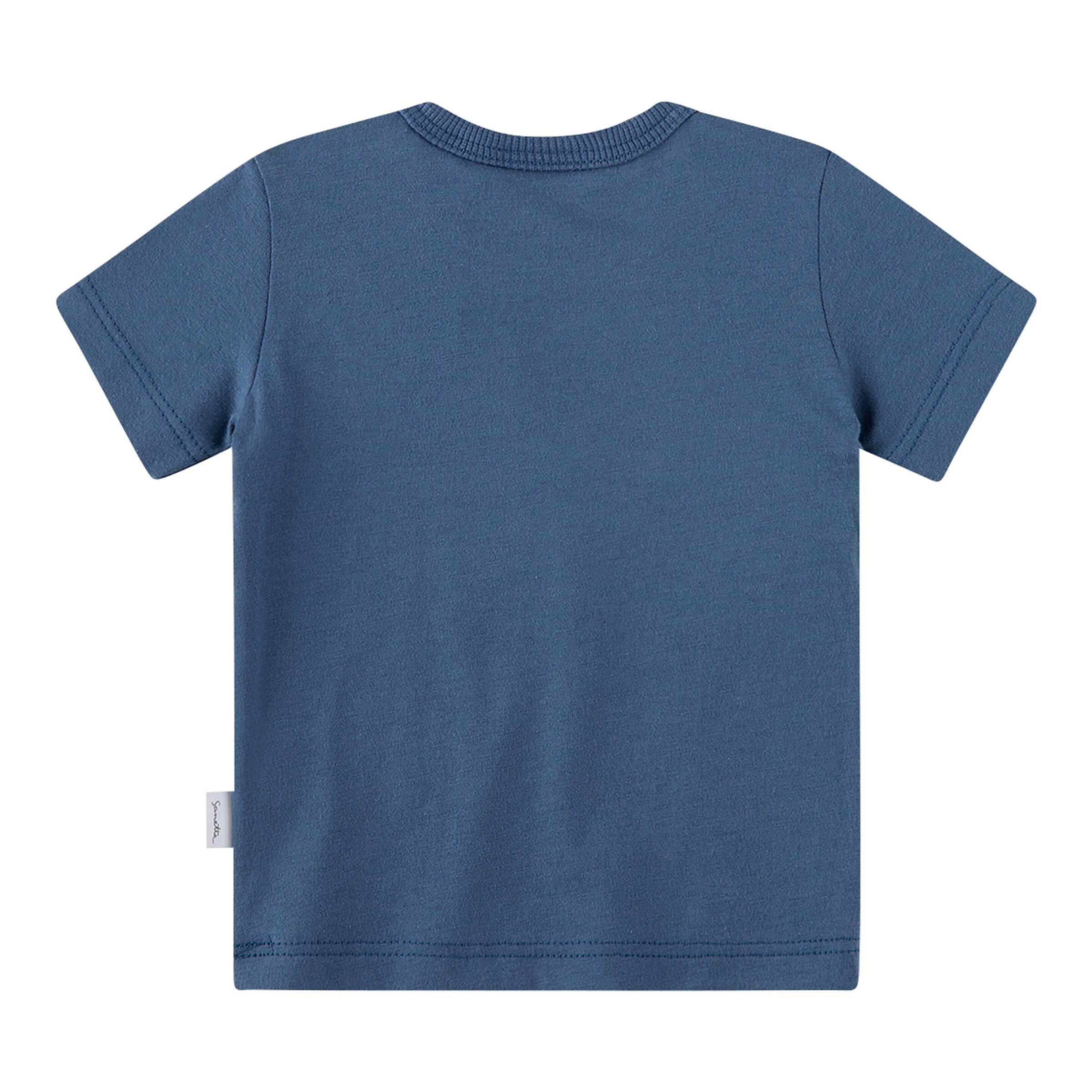 Sanetta Pure T-Shirt Affe Palme blau