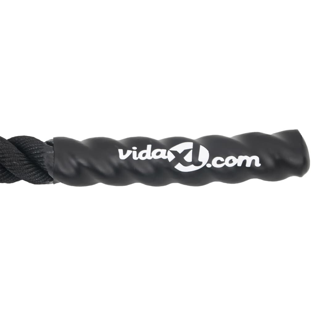 vidaXL Trainingstouw, Zwart, 6 m, 4,5 kg, Polyester
