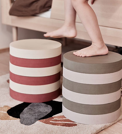 OYOY Hocker - Iro - 28x28 cm - Vanilla/Muskatnuss