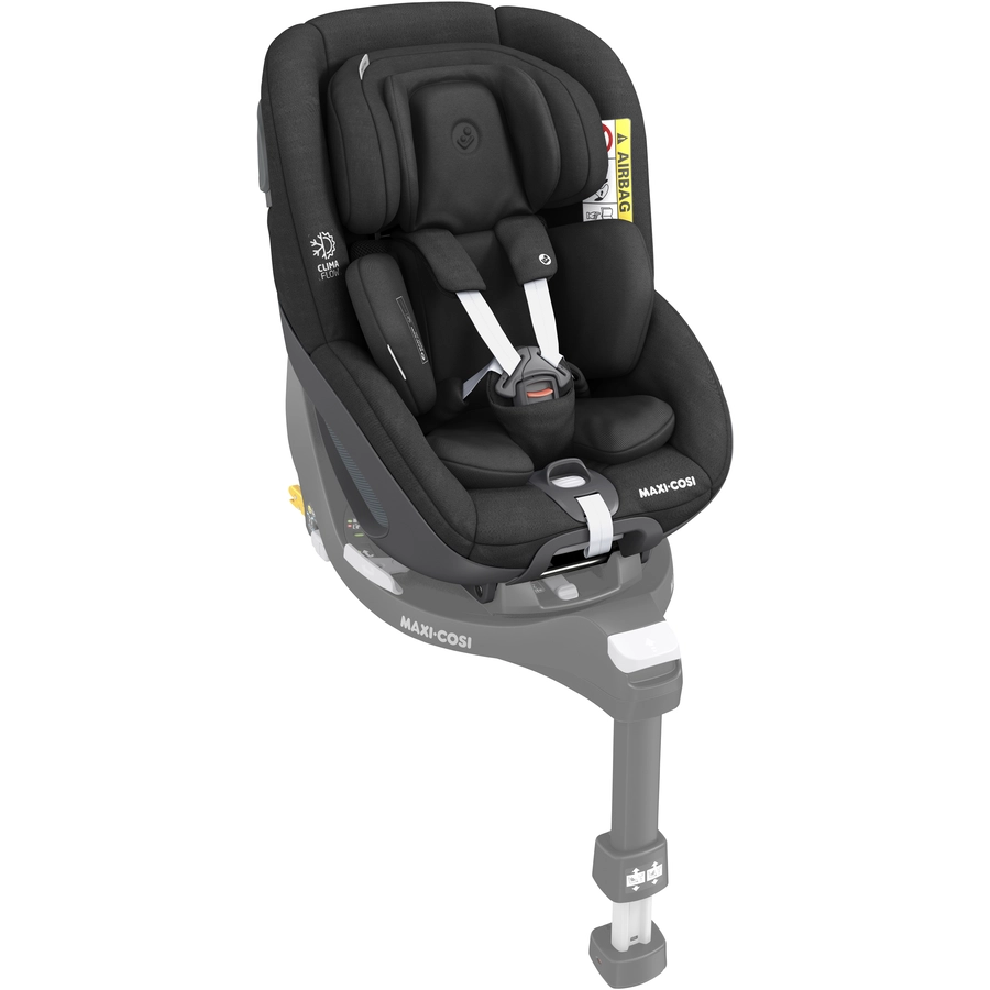 MAXI COSI Set Babyschale Coral 360 Essential Graphite plus Kindersitz Pearl 360 Authentic Black plus Basisstation FamilyFix 360