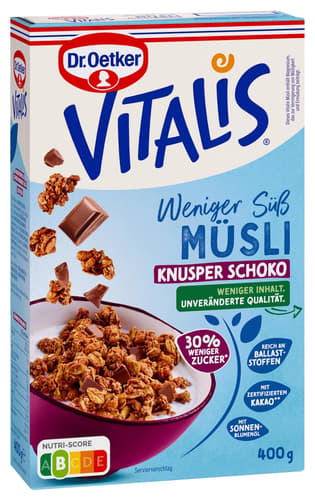 Vitalis Weniger süß Knusper Schoko