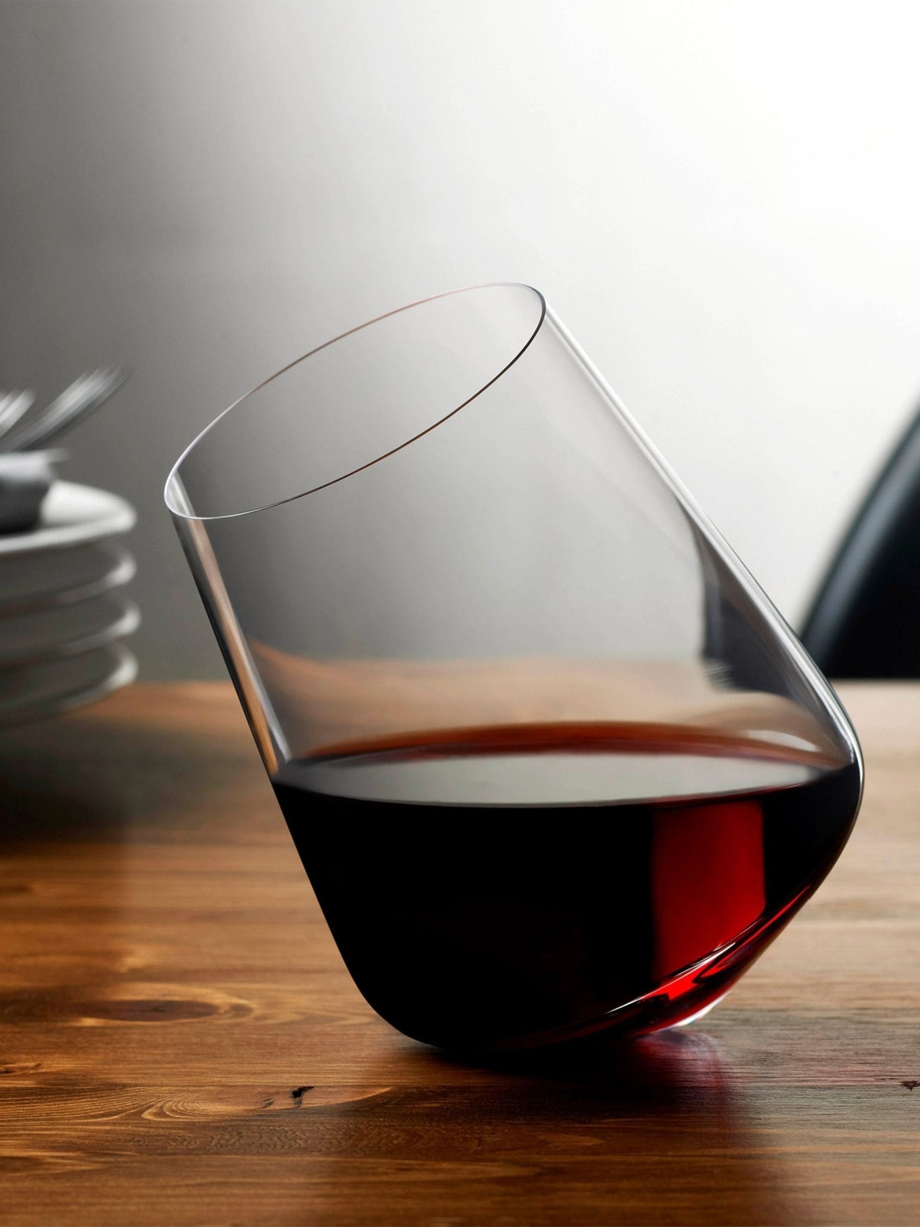 Nude Set of 2 Balance Wine Glasses
