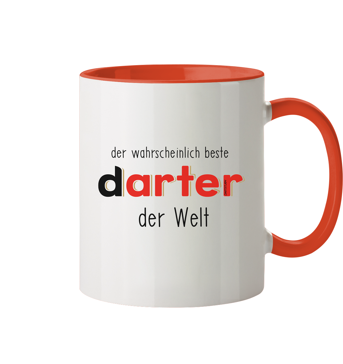 DartSturm - Der wahrscheinlich beste darter der Welt Schwarz - Tasse zweifarbig